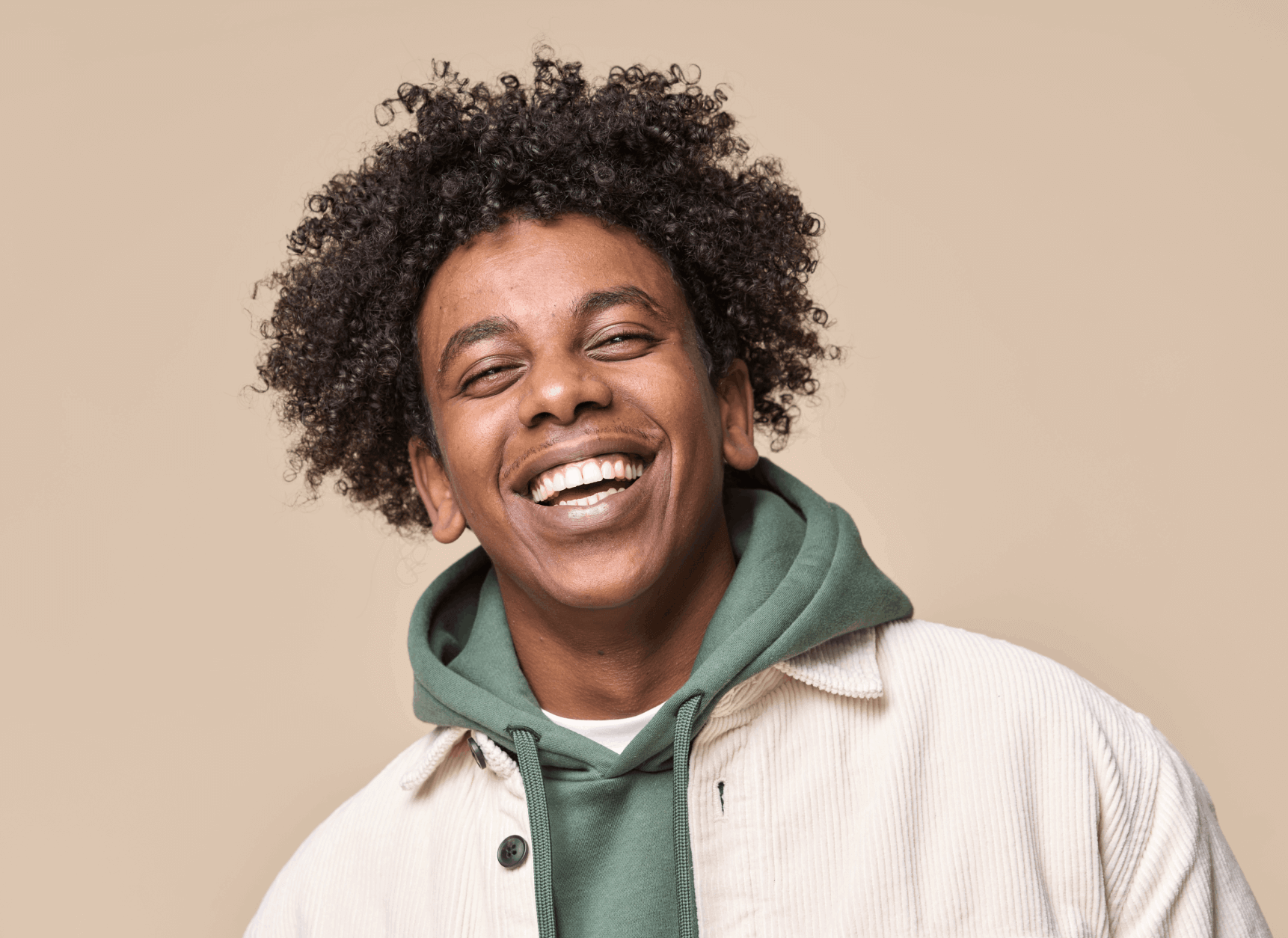 Man smiling